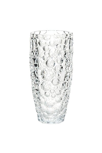 i love home glass Bohemia Crystal Embossed Decorative Vase 26 cm