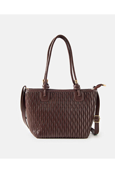 REDTAG Women Brown Tote Bag