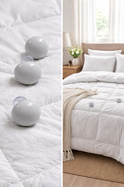 Bev Kitchen 4 Pieces Quilt Fixer, Mushroom-Shaped Wear-Resistant Quilt Clip