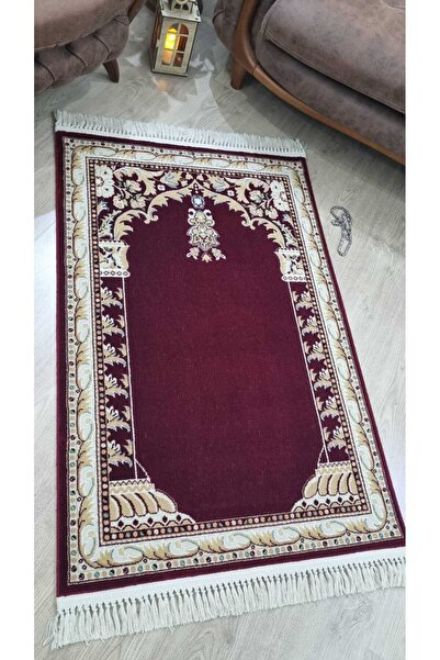 Home SAFİR YÜN TÜŞELİ AKRİLİK DOKUMA KALIN HALI SECCADE NAMAZLIK 80X120