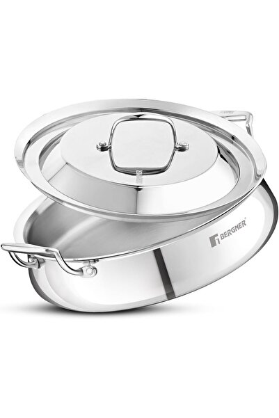 Bergner قدر طهي عميق من الفولاذ المقاوم للصدأ ثلاثي الطبقات من أرجنت سامسارا،...