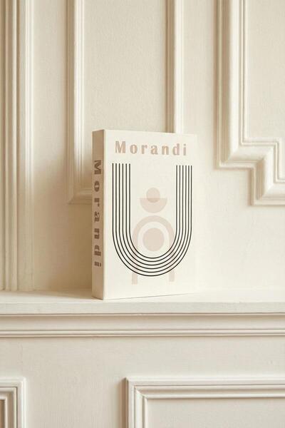 Buka Shops Morandi Colors Themed Minimalist Decorative Book Box - Geometric A...