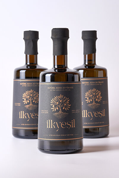 Erken Hasat Soğuk Sıkım Natürel Sızma Zeytinyağı 500 ml 3'lü set