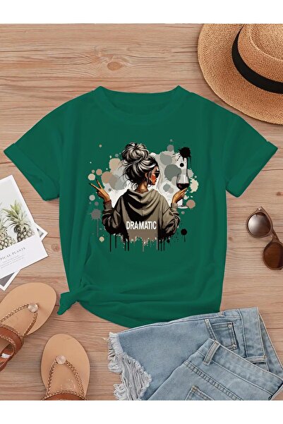 trendypassion Unisex Dramatic Printed Design Tshirt