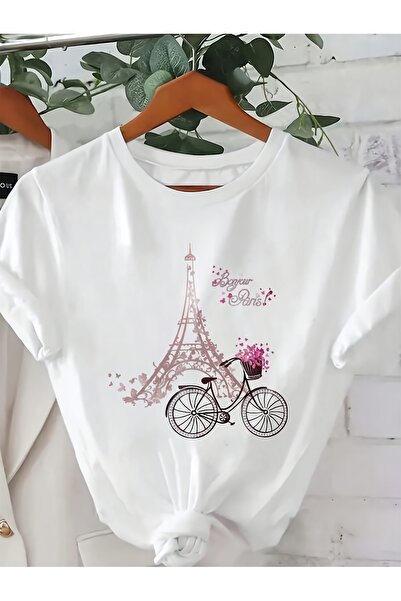 trendypassion Unisex Paris Tower Printed Design Tshirt