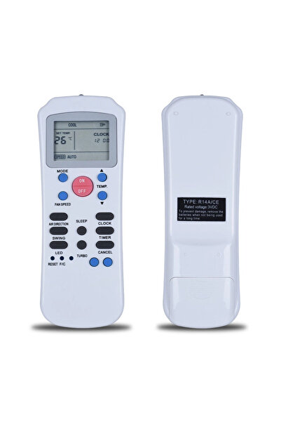 Generic Carrier AC Remote Control R14A – Universal Replacement Remote Compati...