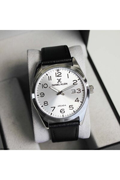 Daniel Klein Dk442786 Leather Band Men's Wristwatch