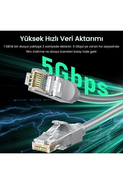 Veggieg Cat6E 1000Mbps Utp Rj45 Gigabit Ethernet Cable 1.5 Meter