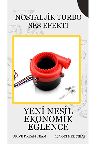 DRİVE DREAM Akü Uyumlu Elektrikli Çuff Çuff Ses Modülü Turbo Benzer Sesli