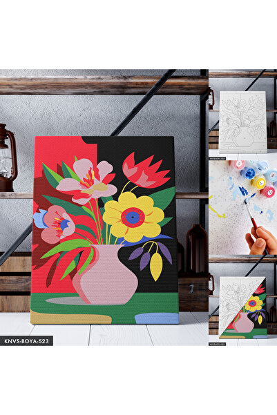 CeSht Šareno cveće 30x40 CM set za slikanje po brojevima