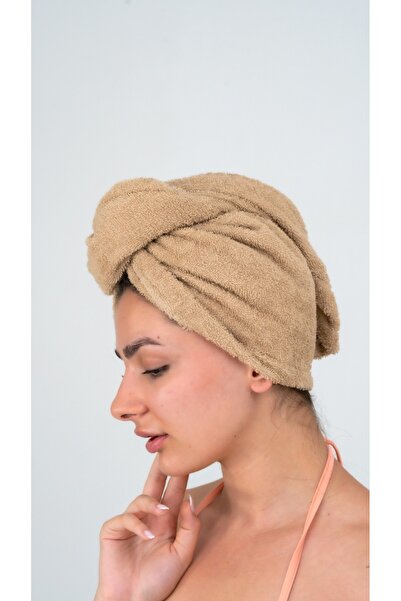 EMİLLİE 3 Pcs 100% Cotton Towel Hair Cap – Quick Drying, Soft and Highly Wate...