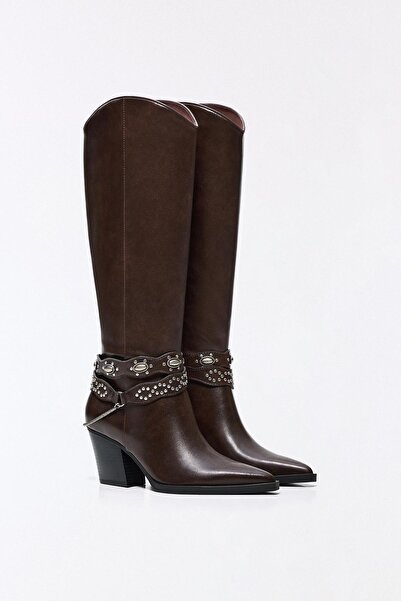 Bershka Kovboy topuklu bot