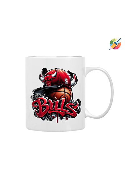 CERCİBAZAAR كأس شيكاغو بولز مطبوع