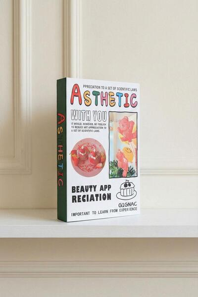 Buka Shops Colorful'Aesthetic' Themed Modern Decorative Book Box - Collage Pa...