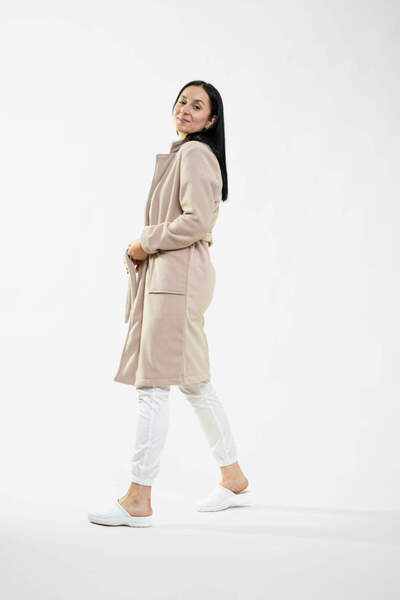 Masstex Long fleece bathrobe