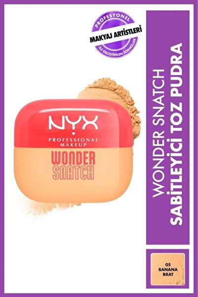 NYX Professional Makeup Wonder Snatch Sabitleyici Toz Pudra - 05 Banana Brat