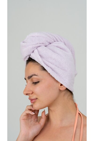 EMİLLİE 3 Pcs 100% Cotton Towel Hair Cap – Quick Drying, Soft and Highly Wate...