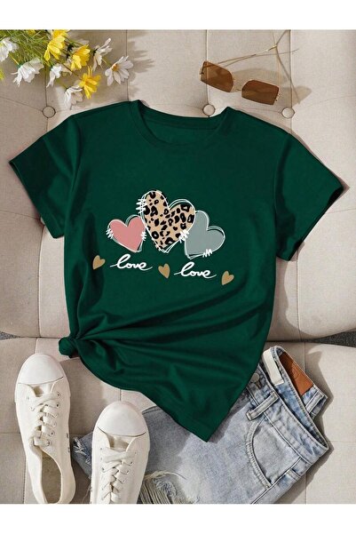 trendypassion Унисекс тениска с дизайн „Любовна сърцевина“