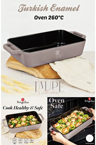 Berlinger Ταψί φούρνου Ταψί ψησίματος από χυτοσίδηρο 30 εκ. Συλλογή Taupe