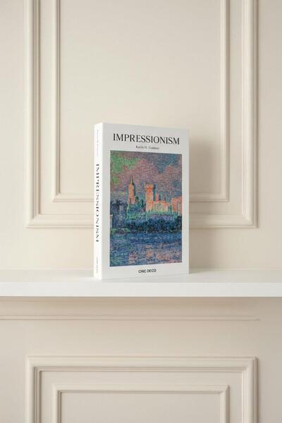 Buka Shops Renaissance Themed Decorative Book Box - White Storage Box with Bo...