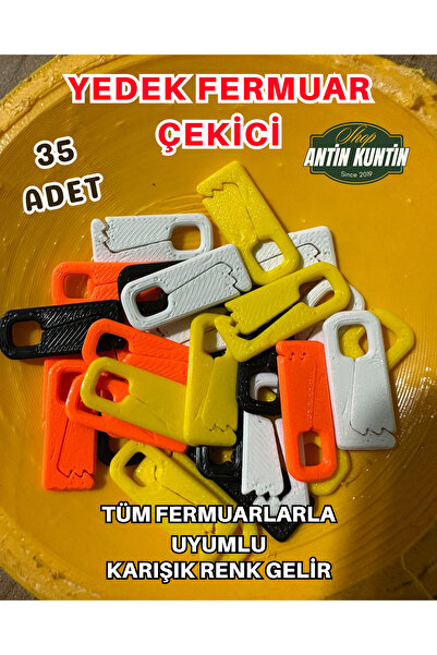 Antin Kuntin Shop Yedek Fermuar Çekici Aparat Terzi ve Elbiseler İçin Karışık...