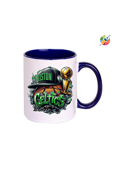 CERCİBAZAAR Printed Trophy Cup with Celtics Logo