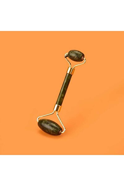 KPM Çift Taraflı Yeşim Taşı Yüz Masaj Rulosu - Yeşil