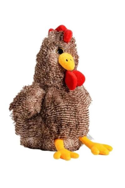 toysclub Pl62899 30 cm Flocked Rooster Plush