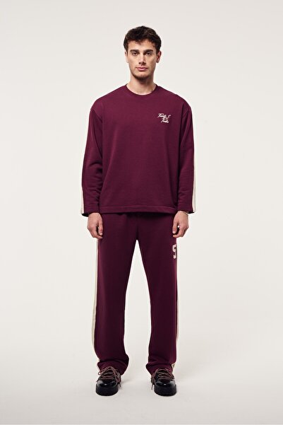 2512 Clothing بنطال رياضي مريح بتفاصيل شريطية