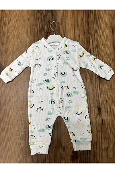 Uslukids Patterned Baby Jumpsuit