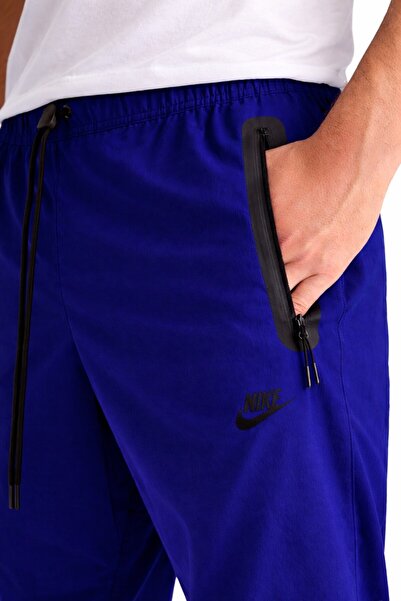 Nike Tech Woven Men's Taper Leg Pant Paraşüt Kumaş Erkek Eşofman Altı Koyu Sa...