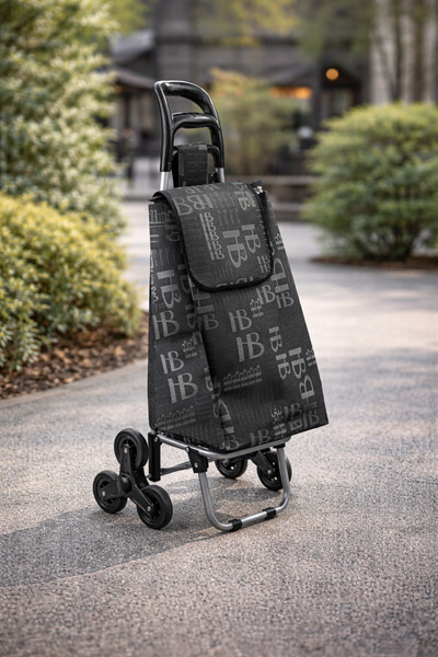 Vadi Merdiven Çıkabilen 3 Tekerlekli Su Geçirmez Çantalı Alüminyum Gövdeli Pa...