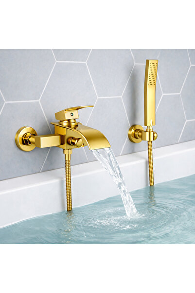 SMART GADGETS C&A Baterie de cadă aurie cu duș de mână