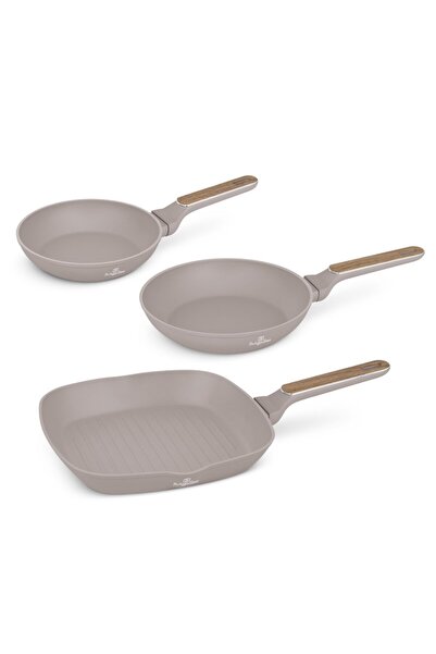 Berlinger Haus Σετ τηγανιών με επικάλυψη τιτανίου Taupe Nordic Collection