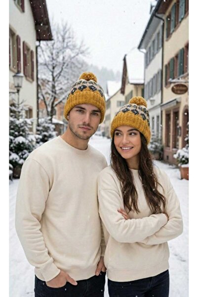 LAGRANZE Unisex 2-Piece Winter Beanie Set