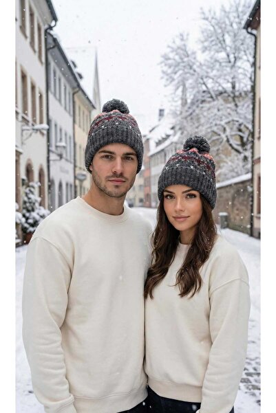 LAGRANZE Unisex 2-Piece Winter Beanie Set