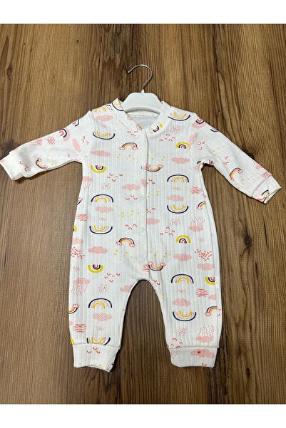 Uslukids Patterned Baby Jumpsuit