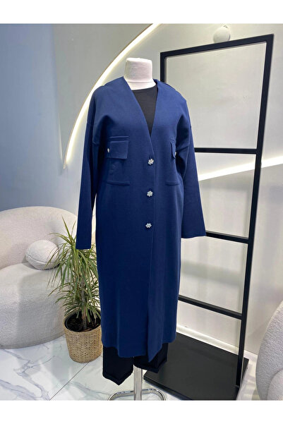 Tığ Triko Flower Buttoned