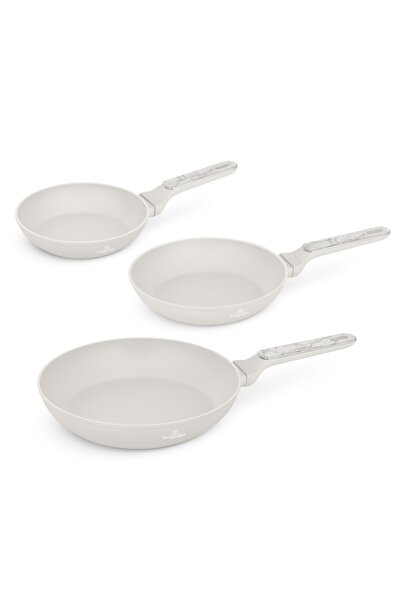 Berlinger Haus Σετ τηγανιών 3 τεμαχίων με επικάλυψη τιτανίου Sahara Marble Co...