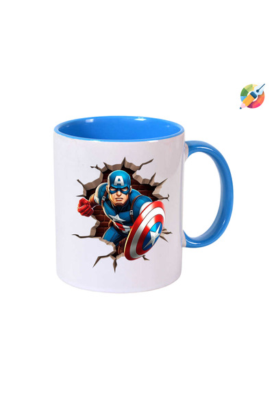 CERCİBAZAAR Captain America Special Printed Mug