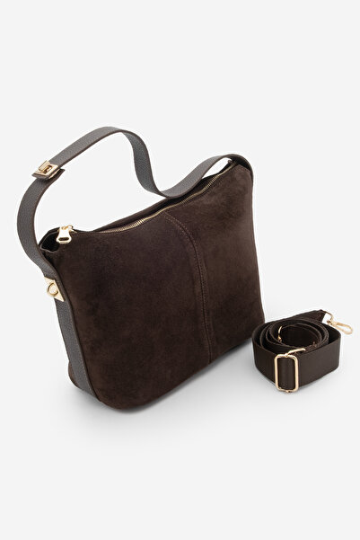 Marjin Geantă de mână și de umăr pentru femei din piele naturală cu buzunar i...