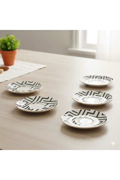 Generica Ceramic coffee saucer set of 6 pieces **** Saucers only ****