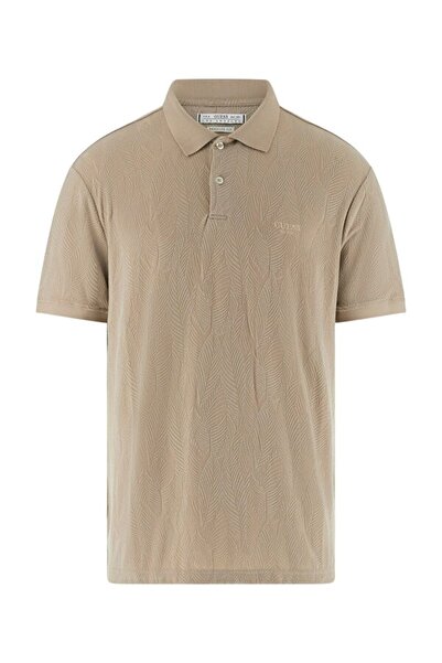 Guess Jacquard Men's Regular Fit Polo T-Shirt