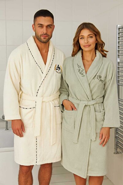 LE GULE HOME طقم روب حمام فاخر للعائلة يشمل مناشف للنساء والرجال