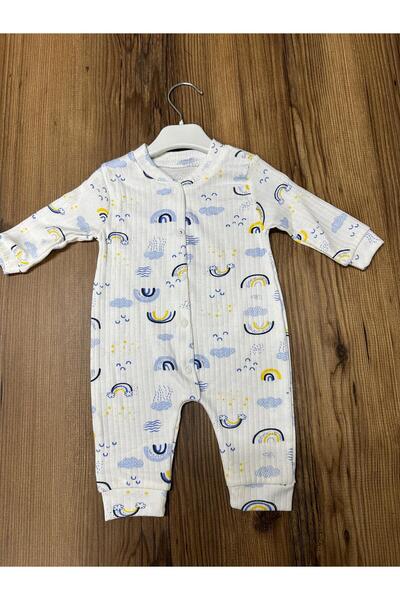 Uslukids Patterned Baby Jumpsuit