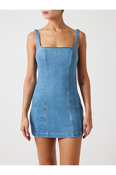 Guess Jeans Kadın Denim Elbise