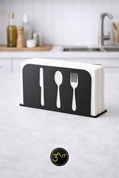 3art Metal Decorative Napkin Holder - Modern Table Napkin Holder - Stylish De...