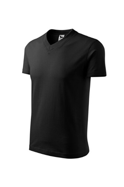 Malfini Tricou unisex, decolteu în V 102, negru 3XL