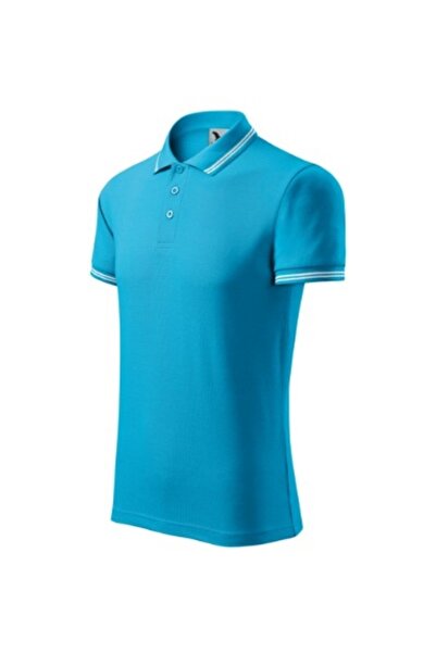 Malfini Men's polo shirt, Urban 219, Turquoise 2XL