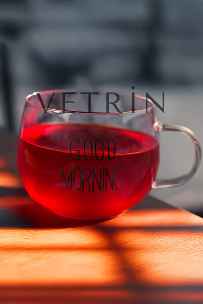 VETRİN كوب زجاجي من البورسليكات سعة 400 مل من Good Morning Good Morning